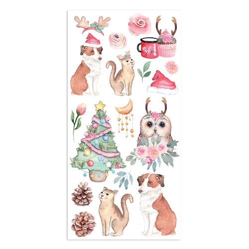 Stamperia Collectables Single-Sided Paper 6"X12" 10/Pkg-Christmas Rose, 10 Designs/1 Each - SBBVB05 Stamperia Collectables Single-Sided Paper 6"X12" 10/Pkg-Christmas Rose, 10 Designs/1 Each - SBBVB05