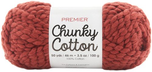 Premier Chunky Cotton Yarn-Terracotta - 2057-02 - 840166812853