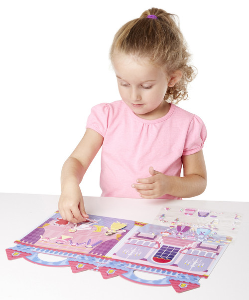 3 Pack - Melissa & Doug Puffy Sticker Play Set-Princess 67 Stickers - MD9100