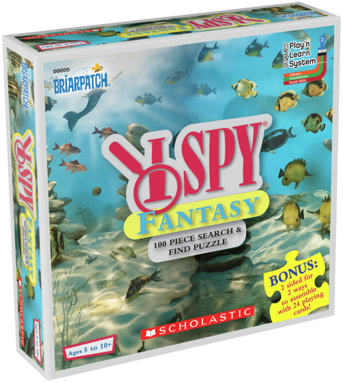University Games Scholastic Puzzle Game 100 Pieces 14"X19"-I Spy Fantasy 33862 - 023332338627