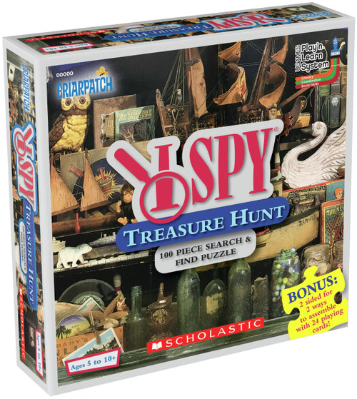 University Games Scholastic Puzzle Game 100 Pieces 14"X19"-I Spy Treasure Hunt 33860 - 023332338603