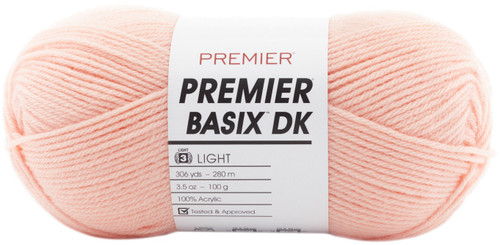 3 Pack - Premier Yarns Basix DK Yarn-Peach - 1142-6 - 847652093765