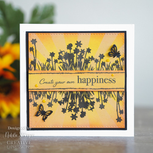 Creative Expressions Designer Boutique A6 Clear Stamp-Delicate Daffodils UMSDB067 - 5055305966617