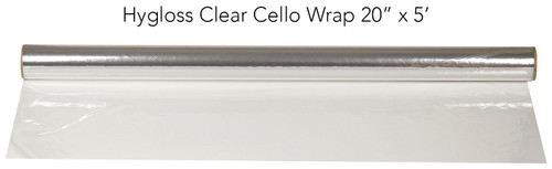 3 Pack Hygloss Cello-Wrap Roll 20"X5'-Clear H7600-7601