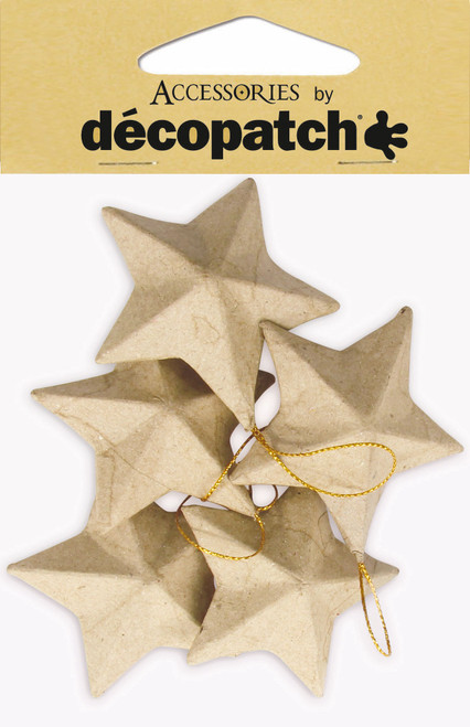 Decopatch Holiday Pack Of Stars 5/PkgNO009 - 3609510130091