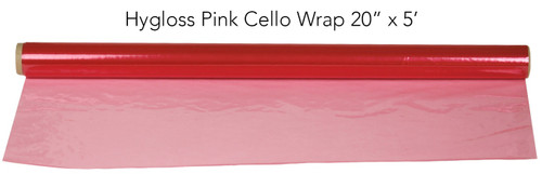 3 Pack - Hygloss Cello-Wrap Roll 20"X5'-Pink - H7600-7605 3 Pack - Hygloss Cello-Wrap Roll 20"X5'-Pink - H7600-7605