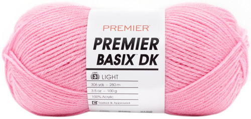 3 Pack - Premier Yarns Basix DK Yarn-Bubblegum - 1142-14 - 847652093840 3 Pack - Premier Yarns Basix DK Yarn-Bubblegum - 1142-14 - 847652093840