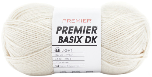 3 Pack - Premier Yarns Basix DK Yarn-Sand - 1142-37 - 847652094076
