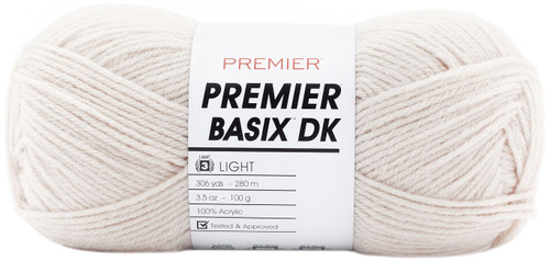 3 Pack - Premier Yarns Basix DK Yarn-Linen - 1142-40 - 847652094106 3 Pack - Premier Yarns Basix DK Yarn-Linen - 1142-40 - 847652094106