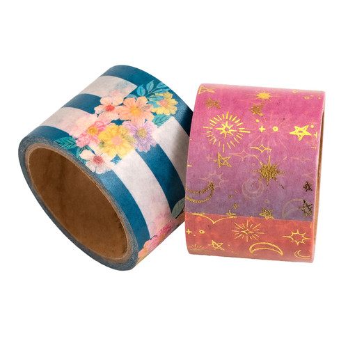 Creative Devotion Draw Near Washi Tape 2/Pkg-Perforated Tab, W/Matte Gold Foil Accent 34007164