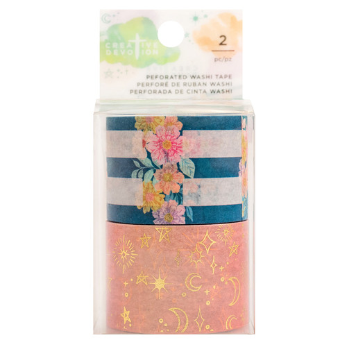 Creative Devotion Draw Near Washi Tape 2/Pkg-Perforated Tab, W/Matte Gold Foil Accent 34007164 - 718813438223