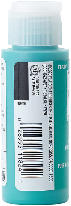 6 Pack - FolkArt Glossy Paint 2oz-Laguna Green - 11-11824 6 Pack - FolkArt Glossy Paint 2oz-Laguna Green - 11-11824