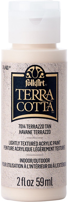 3 Pack FolkArt Terra Cotta Acrylic Paint 2oz-Terrazzo Tan FTC-7014 - 028995070143