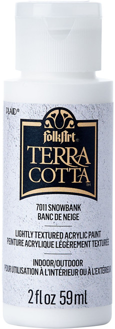 3 Pack - FolkArt Terra Cotta Acrylic Paint 2oz-Snowbank - FTC-7011 - 028995070112