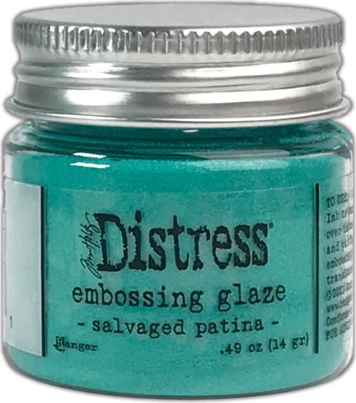 3 Pack - Tim Holtz Distress Embossing Glaze-Salvaged Patina - TDE-73871 - 789541073871 3 Pack - Tim Holtz Distress Embossing Glaze-Salvaged Patina - TDE-73871 - 789541073871