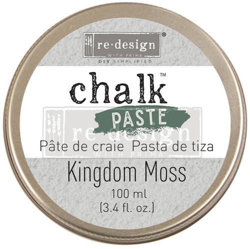 Prima Re-Design Chalk Paste 100ml-Kingdom Moss CP65535-51770