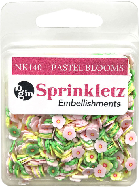 Buttons Galore Sprinkletz Embellishments 12g-Spring Blooms BNK-140 - 840934013604