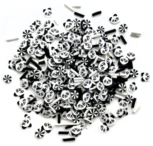 Buttons Galore Sprinkletz Embellishments 12g-Panda BNK-144