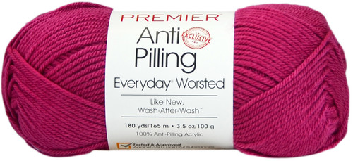 Premier Anti-Pilling Everyday Worsted Yarn-Berry - DN100-75 - 847652093246