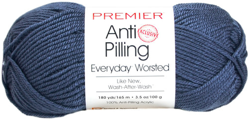 Premier Anti-Pilling Everyday Worsted Yarn-Blueberry - DN100-84 - 847652093338