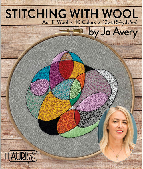 Aurifil Designer Thread Collection-Stitching With Wool By Jo Avery JA12SW10 - 80572520292688057252029268