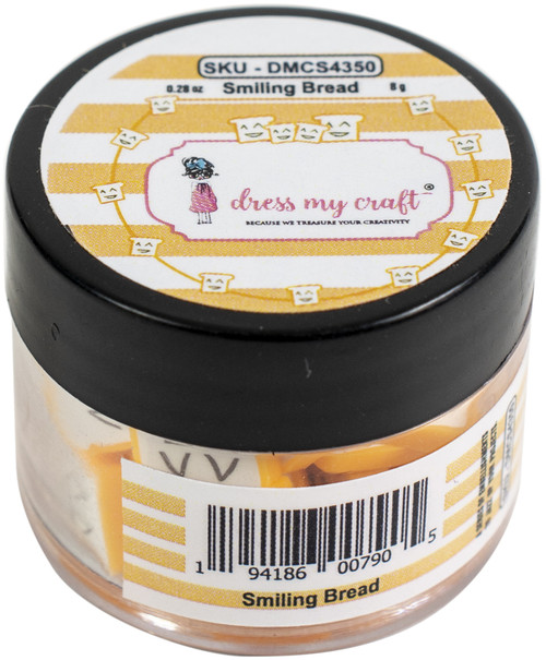 3 Pack - Dress My Craft Shaker Elements 8gms-Smiling Bread - DMCS4350 - 194186007905