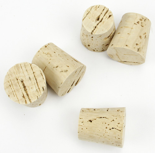 Hygloss Cork Stoppers 5/Pkg-1.5"X1.375" H39905