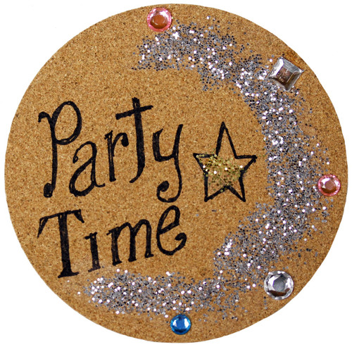 Hygloss Cork Coasters 6/Pkg-6" Round - H39606 Hygloss Cork Coasters 6/Pkg-6" Round - H39606