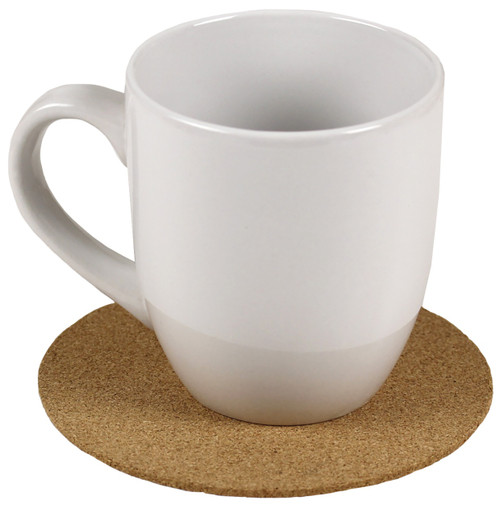 Hygloss Cork Coasters 6/Pkg-6" Round - H39606 Hygloss Cork Coasters 6/Pkg-6" Round - H39606