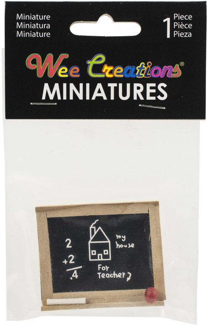 Wee Creations Miniatures Chalkboard 1.75"MD61143 - 684653611433