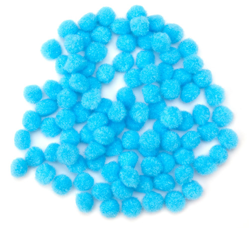 CousinDIY Pom-Poms .5" 100/Pkg-Royal Blue - POMHLFIN-00811