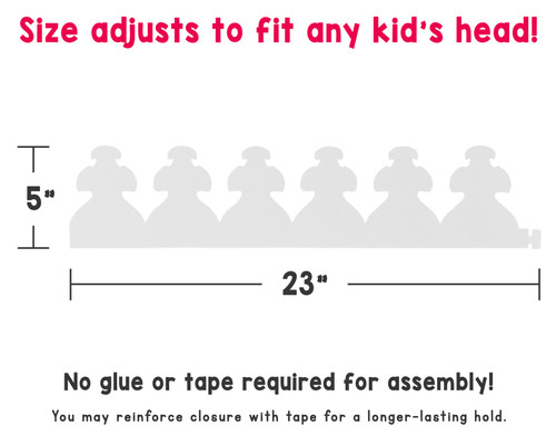 Hygloss Crowns 24/Pkg-White - H65243 Hygloss Crowns 24/Pkg-White - H65243