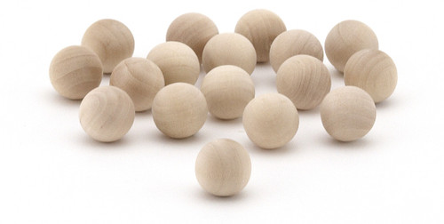 Hygloss Wood Balls 1" 12/Pkg-H8552 - 081187085523