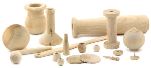 Hygloss Wood Turnings Assortment-1lb H95010 - 081187950104