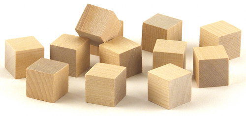 Hygloss Wood Blocks 1" 12/PkgH8542 - 081187085424