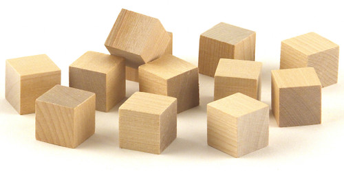 Hygloss Wood Blocks 1-1/4" 8/PkgH8543 - 081187085431