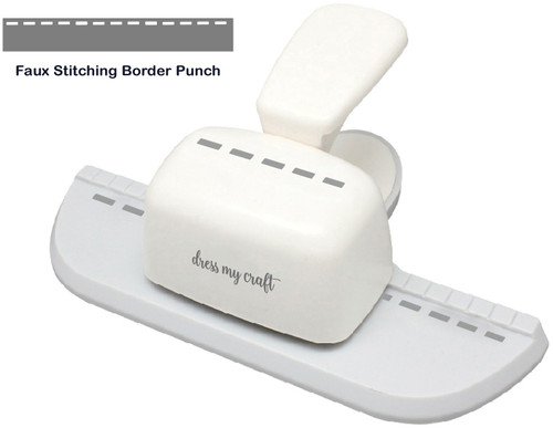 Dress My Craft Paper Punch-Faux Stitching Border DMCT5153