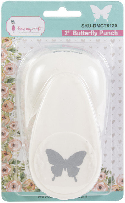 Dress My Craft Paper Punch-2" Butterfly - DMCT5120 - 194186005697 Dress My Craft Paper Punch-2" Butterfly - DMCT5120 - 194186005697
