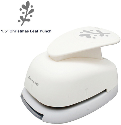 Dress My Craft Paper Punch-1.5" Christmas Leaf DMCT5197