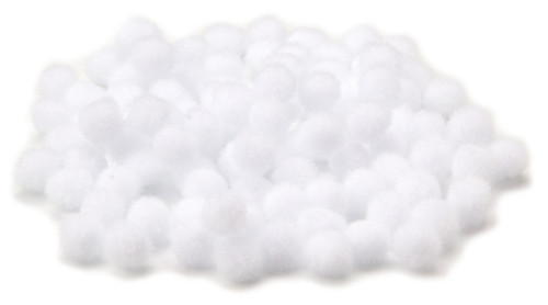 CousinDIY Pom-Poms 10mm 100/Pkg-White POM40000-792