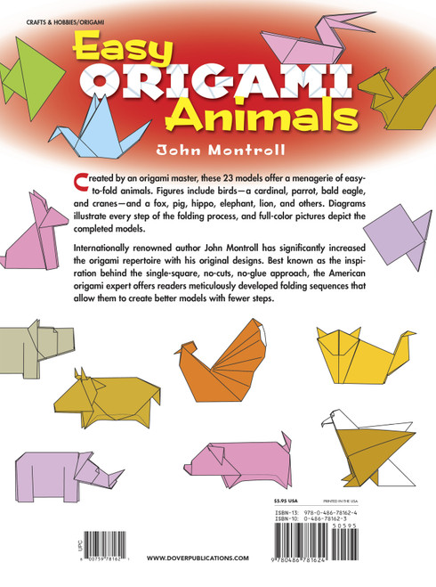 Easy Origami Animals-Softcover - B6781624 Easy Origami Animals-Softcover - B6781624
