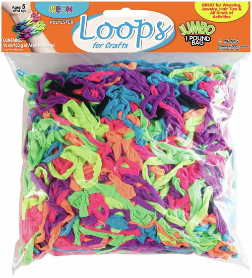 Pepperell Braiding Polyester Loops 16oz-Neon - 70764 - 725879100605 Pepperell Braiding Polyester Loops 16oz-Neon - 70764 - 725879100605