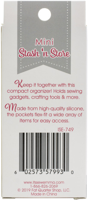 It's Sew Emma MINI OhSew! Organized Stash 'n Store-White - ISE749