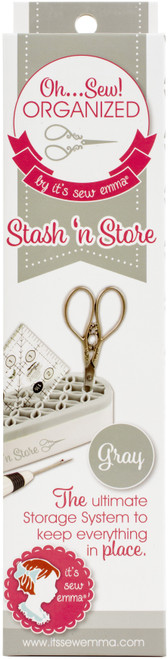 It's Sew Emma OhSew! Organized Stash 'n Store-Gray - ISE723 - 602573172520