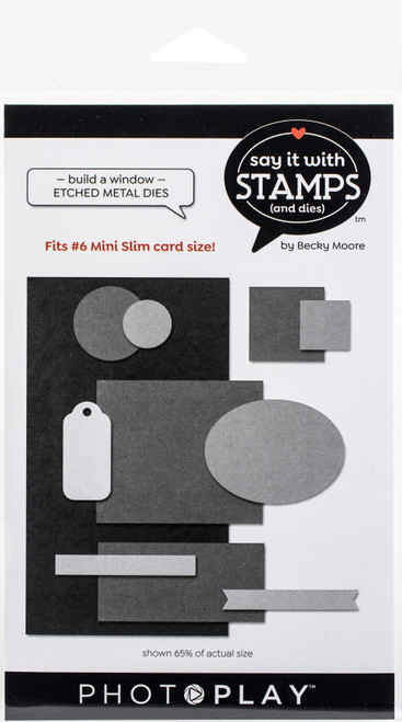 PhotoPlay Say It With Stamps Die Set-#6 Build A Window SIS2699 - 709388326992