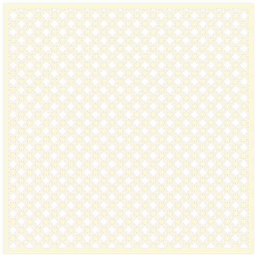 P13 Light Chipboard Decoration Base 6"X6"-Circle Link Background Medium - P13CHI62 P13 Light Chipboard Decoration Base 6"X6"-Circle Link Background Medium - P13CHI62
