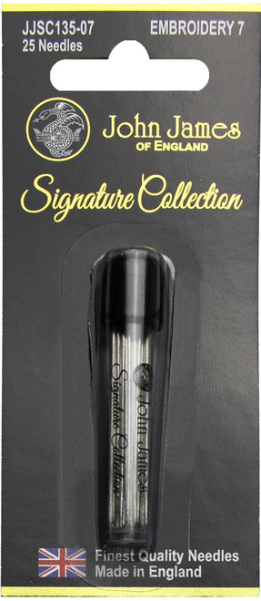 6 Pack John James Signature Collection Embroidery Needles-Size 7 25/Pkg JJSC135-7 - 091955700619