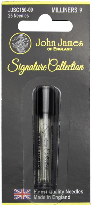 6 Pack John James Signature Collection Milliner Needles-Size 9 25/Pkg JJSC150-9 - 091955700640