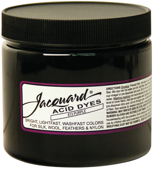 Jacquard Acid Dyes 8oz-Purple - JAC2613 - 743772261308