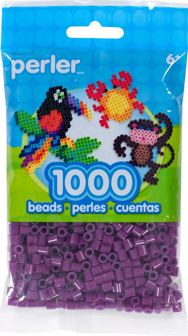3 Pack - Perler Beads 1,000/Pkg-Mulberry - PBB80-19-15258 - 048533152582 3 Pack - Perler Beads 1,000/Pkg-Mulberry - PBB80-19-15258 - 048533152582